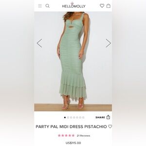 Hello Molly Party Pal Midi Dress